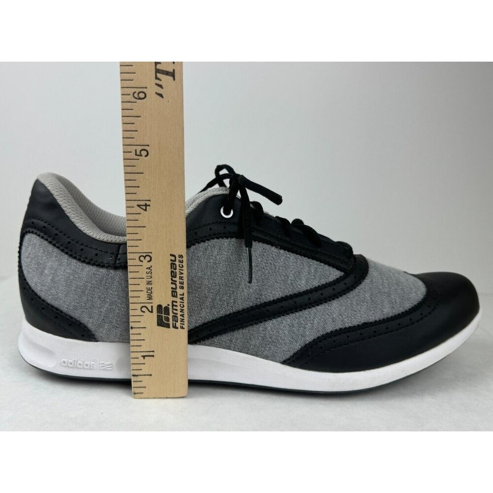 Adidas Adicross Womens Gray Black Wingtip Spikeless Golf Shoes Size 9.5 NEW - Picture 10 of 11